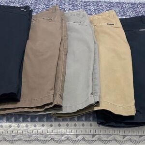Volcom Men's Chino Shorts - Black, Brown, Gray, Tan, Wine, Navy